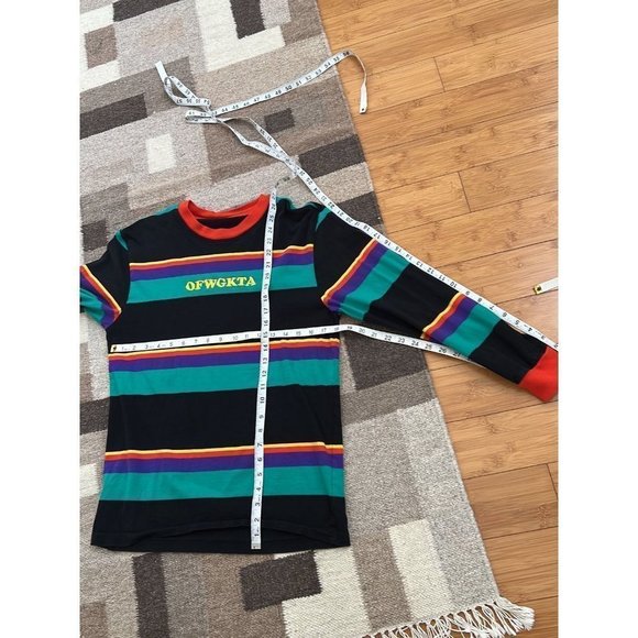 Donate 23. Odd Future Stripped Long Sleeve Shirt small htf - Picture 4 of 6